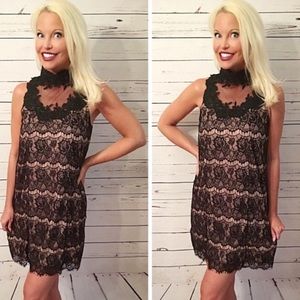 BEST RATED Mock neck sleeveless crochet dress!